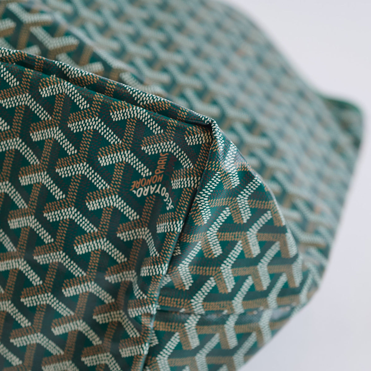 Goyard St Louis Tote GM Green - photo 12