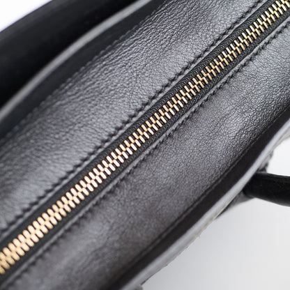 Celine Luggage Denim Black Micro - photo 6
