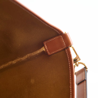 Celine Medium Triomphe Canvas Bucket Bag Calfskin Tan - photo 5