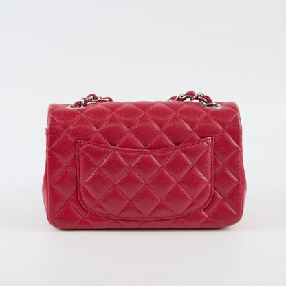 Chanel Mini Rectangle Red Caviar Leather - photo 2