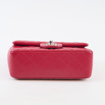Chanel Mini Rectangle Red Caviar Leather - photo 4