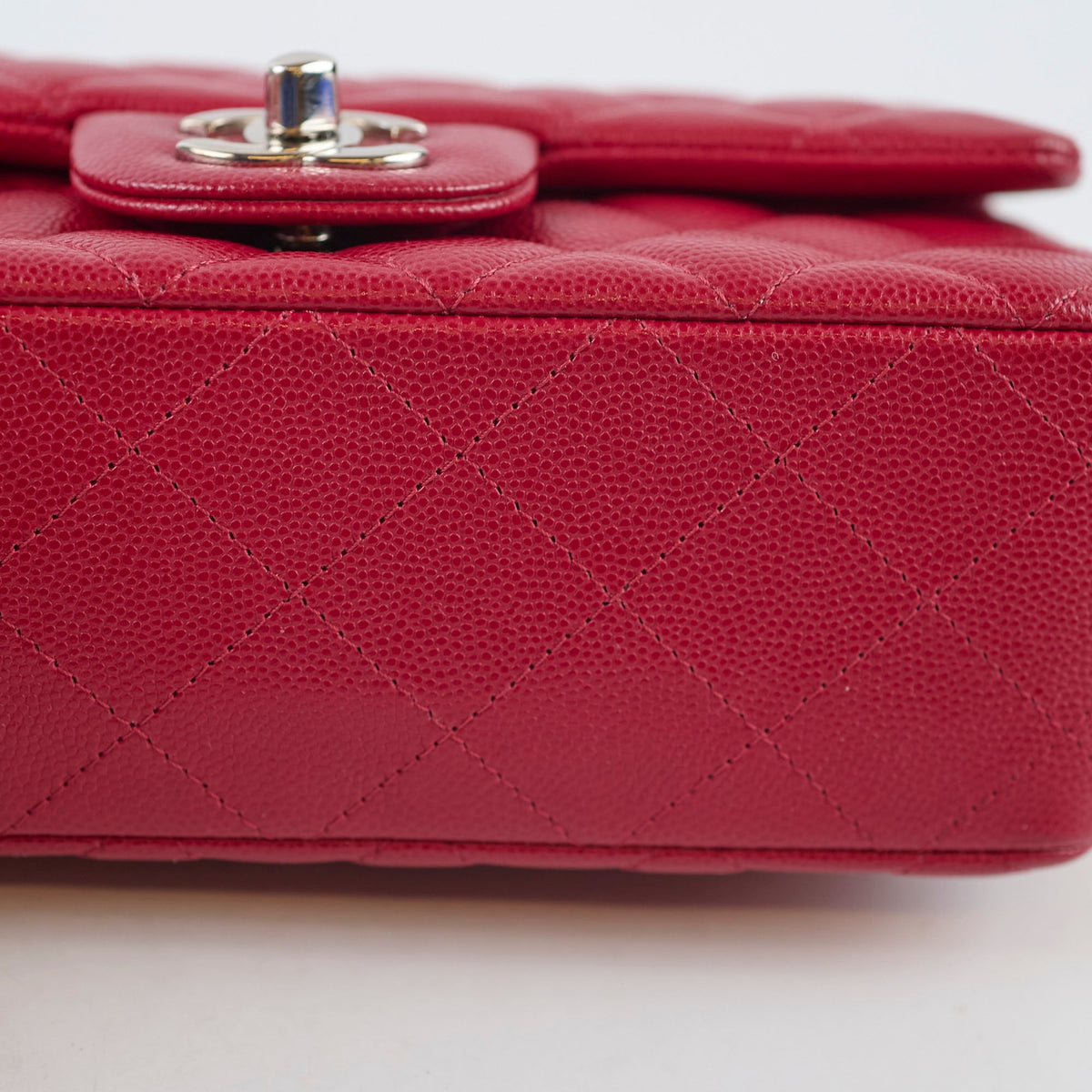 Chanel Mini Rectangle Red Caviar Leather - photo 9