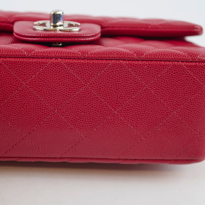 Chanel Mini Rectangle Red Caviar Leather - photo 9