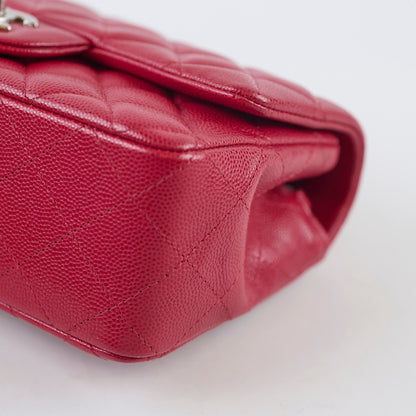 Chanel Mini Rectangle Red Caviar Leather - photo 10