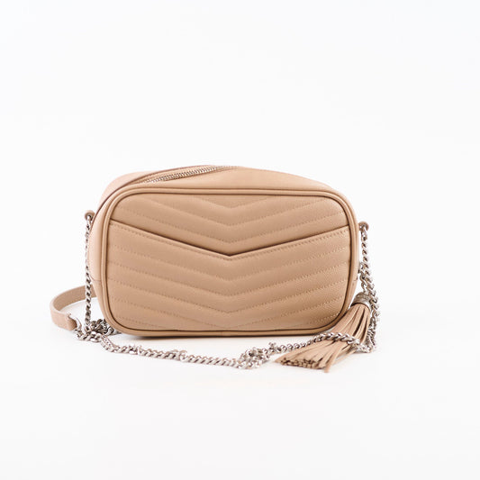 Saint Laurent Mini Lou Camera Bag Beige - photo 2