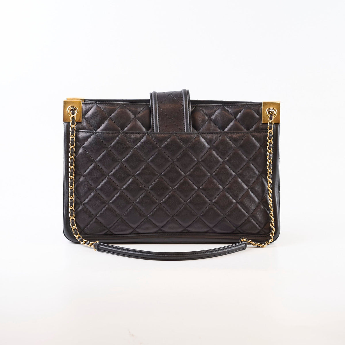 Chanel Elegant CC Tote Quilted Lambskin - photo 3