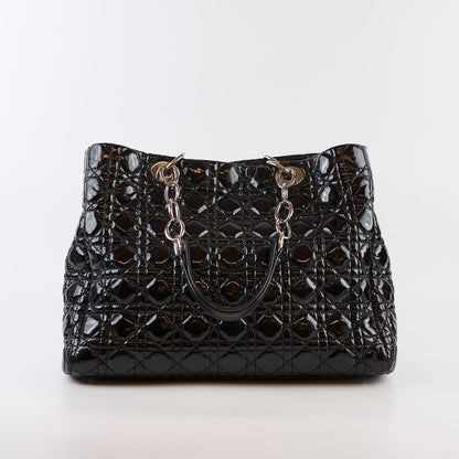 Dior Cannage Tote Black Patent - photo 2