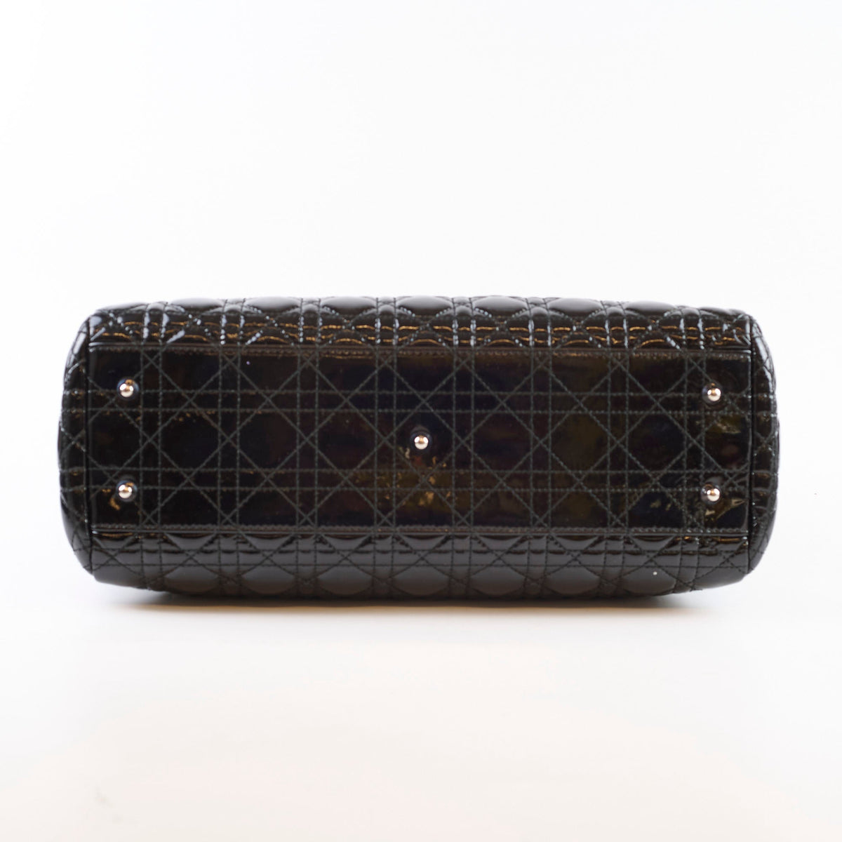 Dior Cannage Tote Black Patent - photo 3
