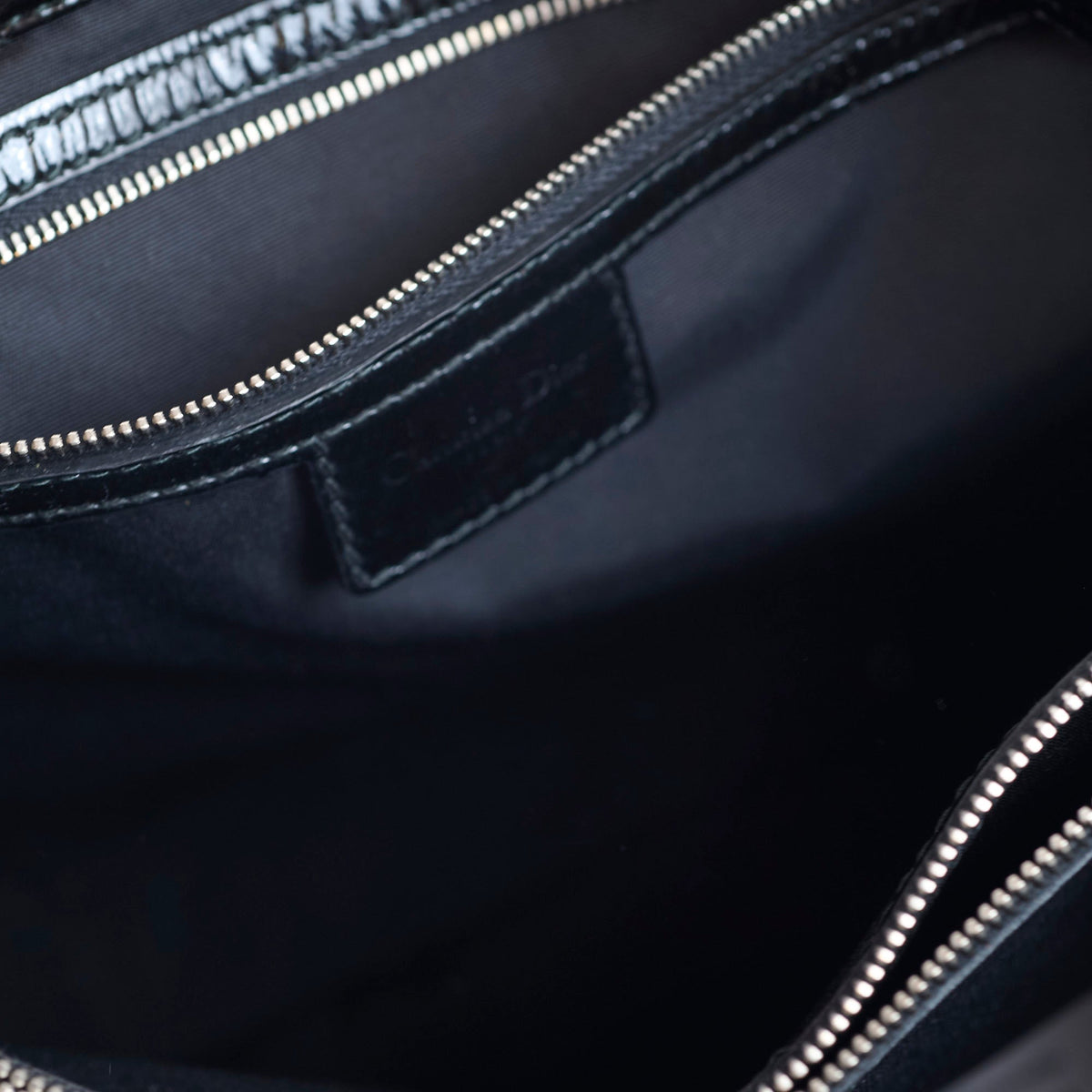 Dior Cannage Tote Black Patent - photo 4
