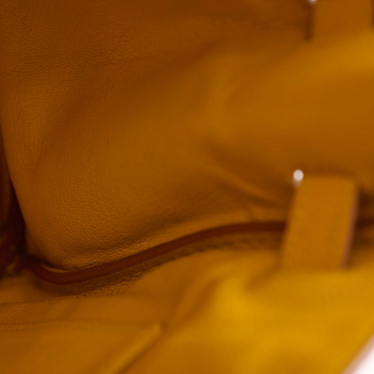 Hermes Birkin 30 Courchevel Dark Yellow - D square stamp - photo 10