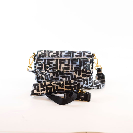 Fendi X Joshua Vides Nylon Convertible Belt Baguette Bag - photo 2