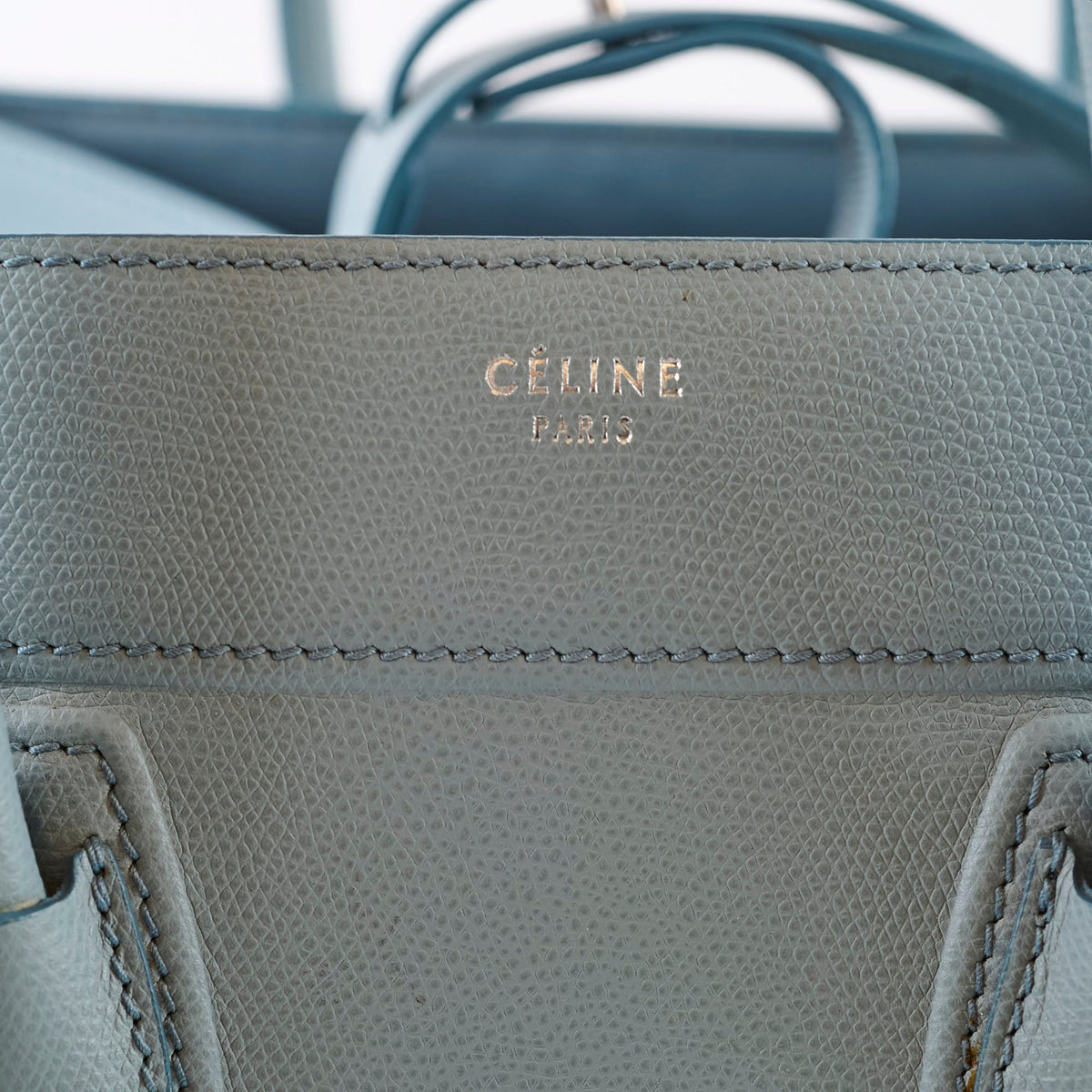 Celine Phantom Luggage Light Blue - photo 4
