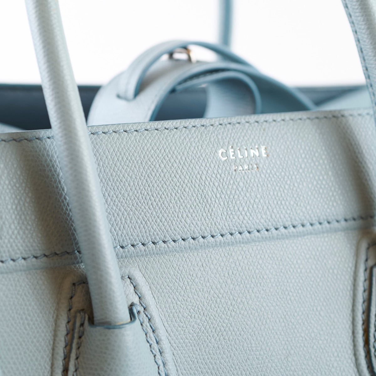 Celine Phantom Luggage Light Blue - photo 9