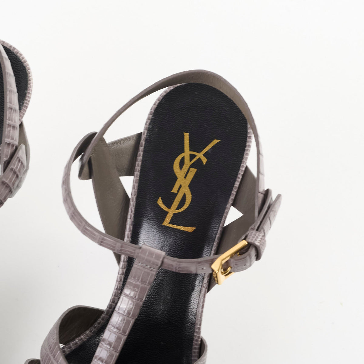 Saint Laurent Tribute Heels Grey Size 38 - photo 10
