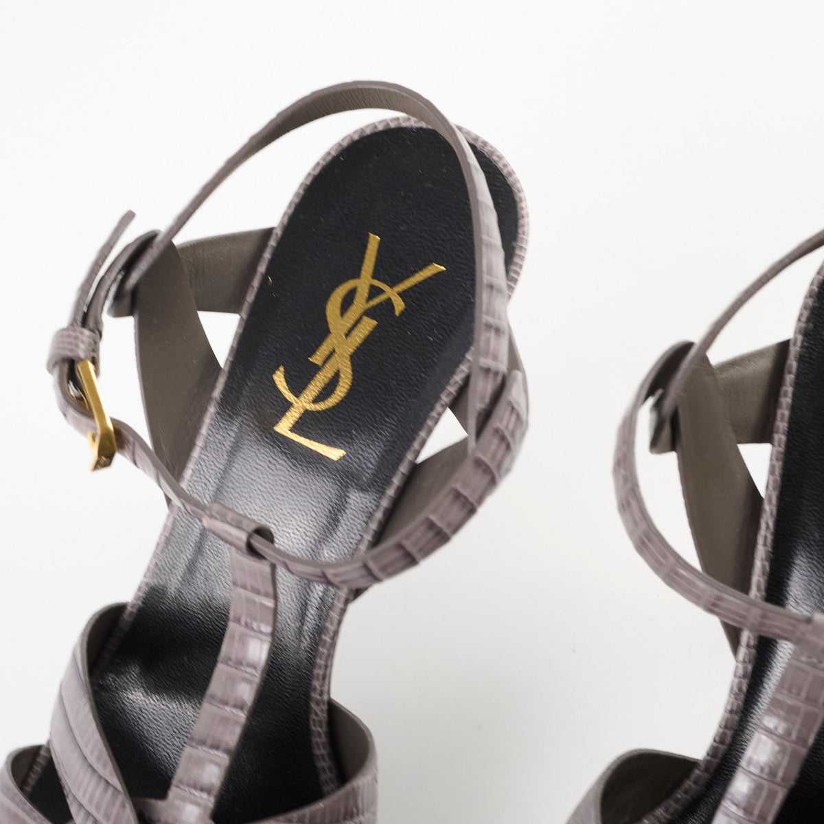 Saint Laurent Tribute Heels Grey Size 38 - photo 9