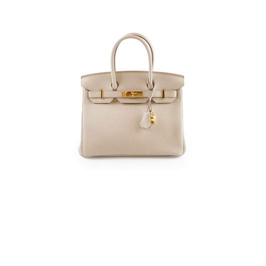 Hermes Birkin 30 Craie Togo - A Stamp - photo 1