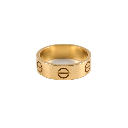 Cartier Love Ring Classic Model Size 52 Yellow Gold - photo 1