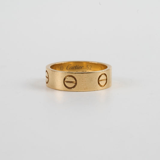 Cartier Love Ring Classic Model Size 52 Yellow Gold - photo 2