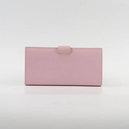 Prada Saffiano Long Wallet Pink - photo 2