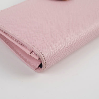 Prada Saffiano Long Wallet Pink - photo 11
