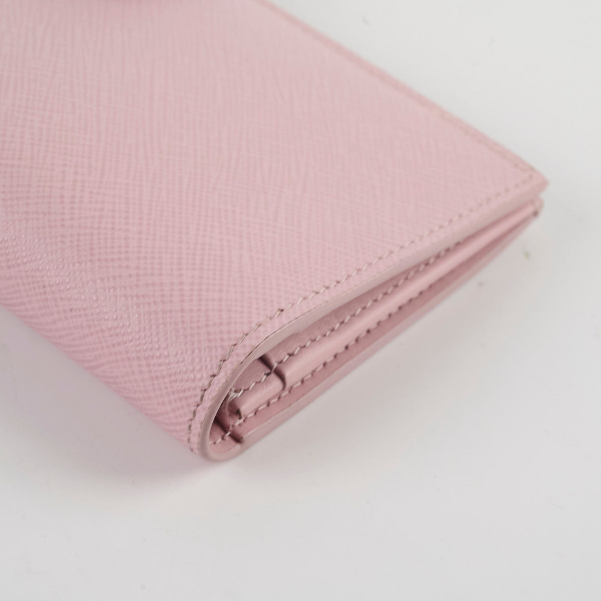 Prada Saffiano Long Wallet Pink - photo 9