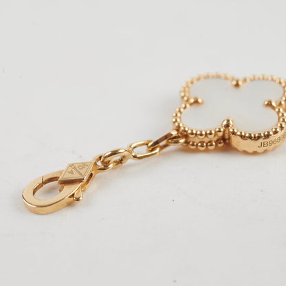 Van Cleef and Arpels Mother of Pearl MOP 5 Motif Bracelet - photo 4