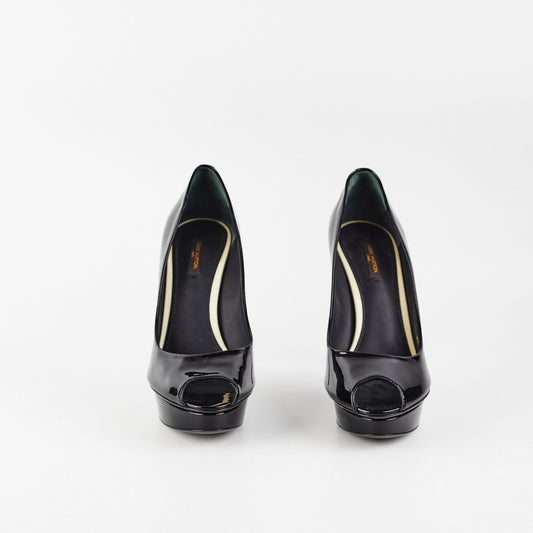 Louis Vuitton Patent Heels Black Size 39 - photo 2
