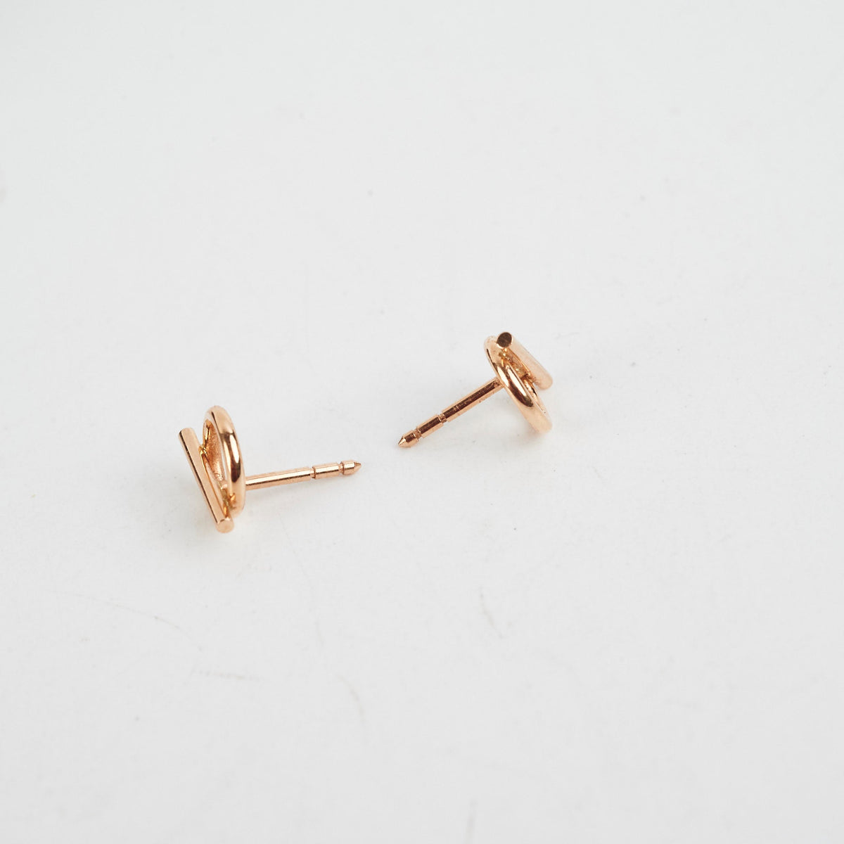 Hermes Echappee Small Earrings Rose Gold - photo 4