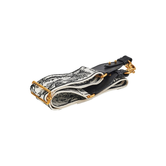 Christian Dior Embroidered White Adjustable Strap - photo 1