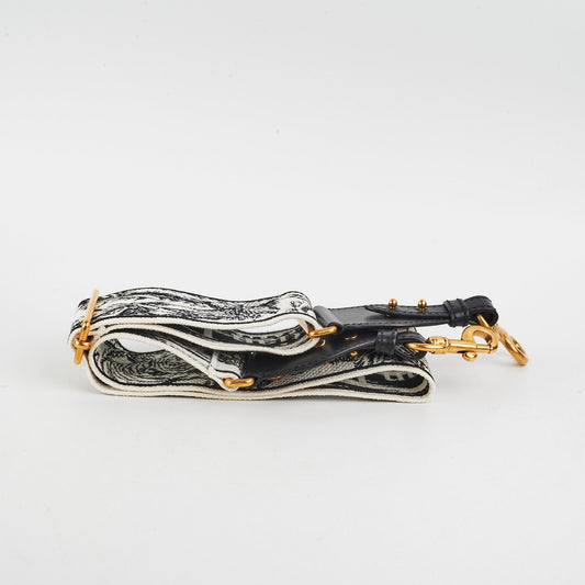 Christian Dior Embroidered White Adjustable Strap - photo 2