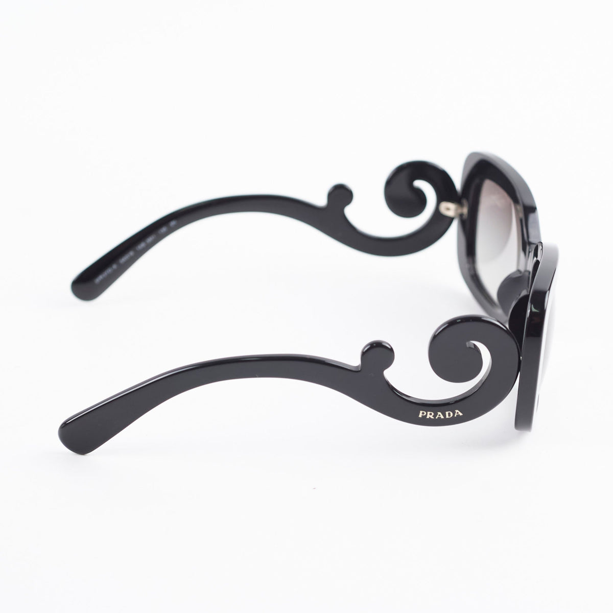 Prada Baroque Swirl Sunglasses Black - photo 4