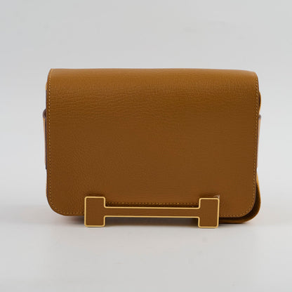 Hermes Geta Bag Cherve Caramel B Stamp 2023 - photo 2