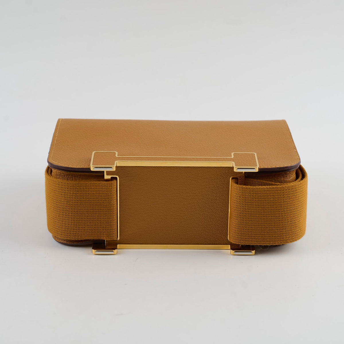 Hermes Geta Bag Cherve Caramel B Stamp 2023 - photo 4