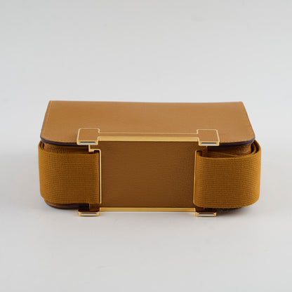 Hermes Geta Bag Cherve Caramel B Stamp 2023 - photo 4