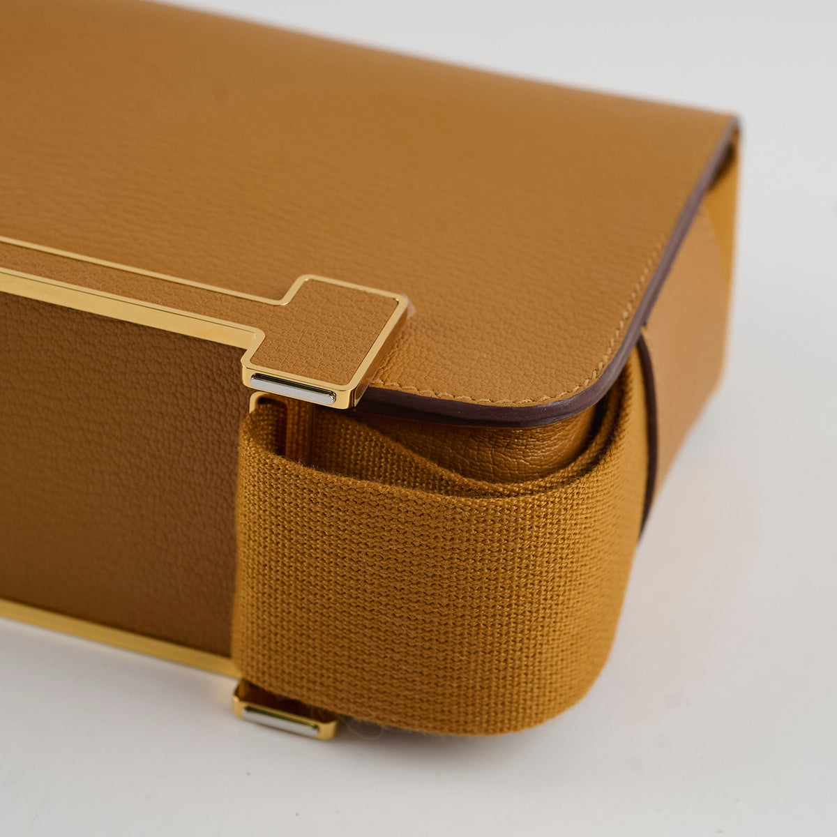 Hermes Geta Bag Cherve Caramel B Stamp 2023 - photo 10