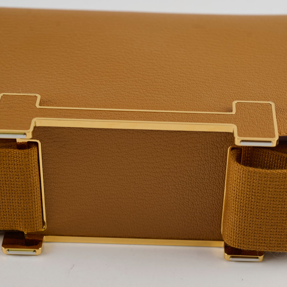 Hermes Geta Bag Cherve Caramel B Stamp 2023 - photo 9
