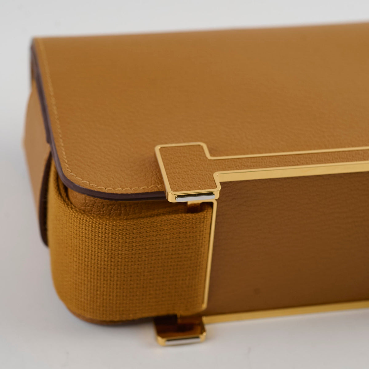 Hermes Geta Bag Cherve Caramel B Stamp 2023 - photo 8
