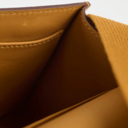Hermes Geta Bag Cherve Caramel B Stamp 2023 - photo 5