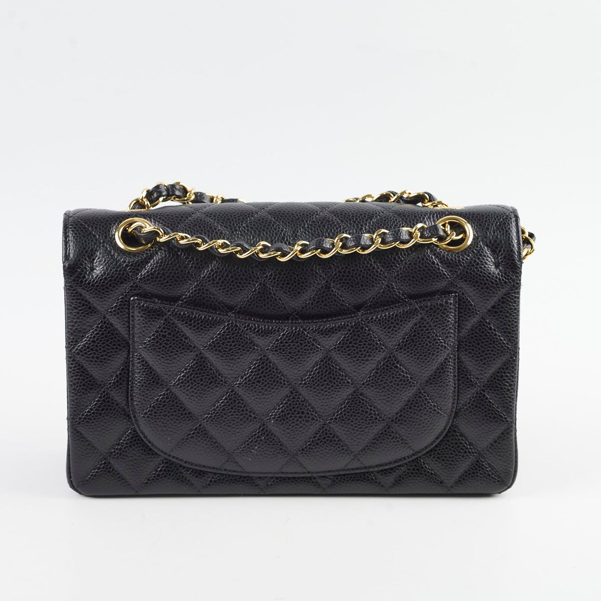 Chanel Classic Flap Small Caviar Black Shoulder Bag - photo 2