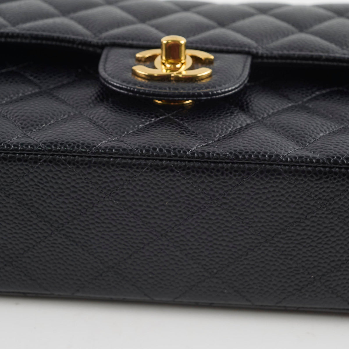 Chanel Classic Flap Small Caviar Black Shoulder Bag - photo 14