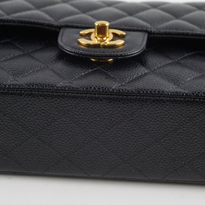 Chanel Classic Flap Small Caviar Black Shoulder Bag - photo 14