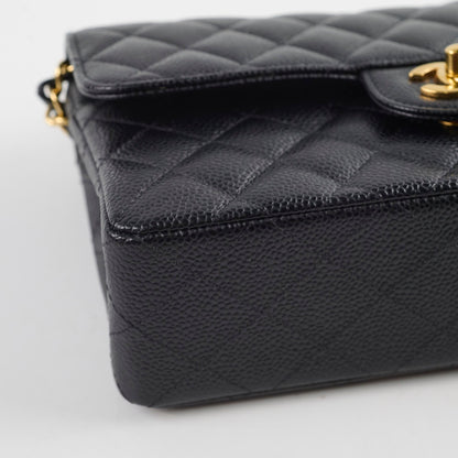 Chanel Classic Flap Small Caviar Black Shoulder Bag - photo 13