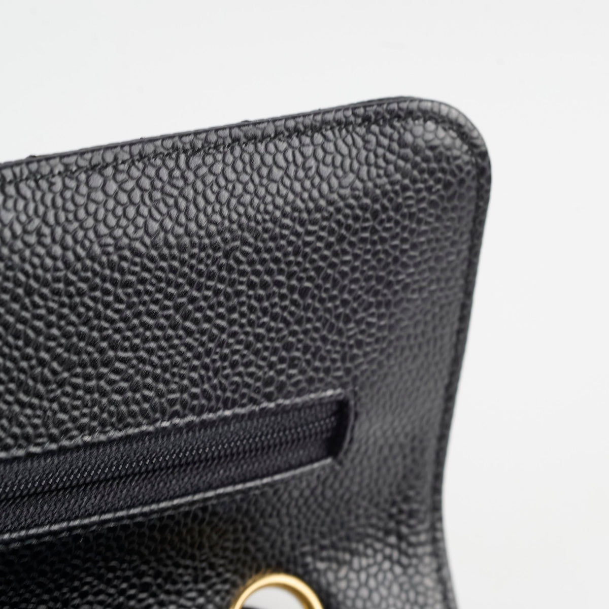 Chanel Classic Flap Small Caviar Black Shoulder Bag - photo 11
