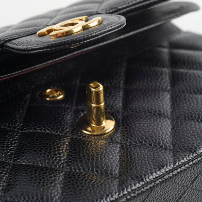 Chanel Classic Flap Small Caviar Black Shoulder Bag - photo 9