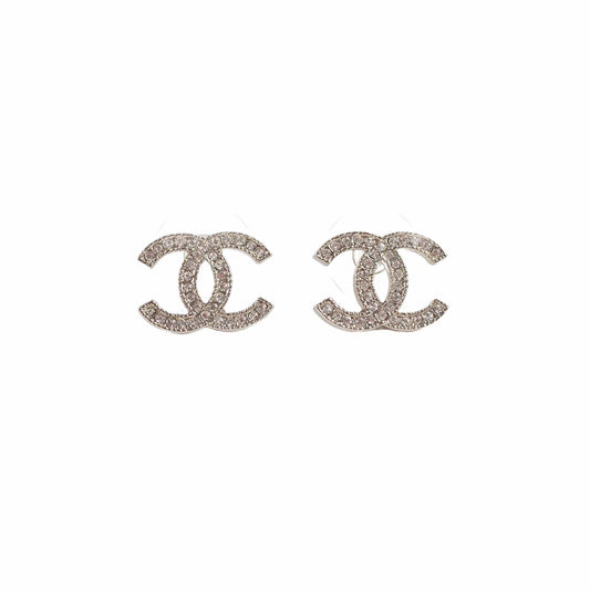 Chanel CC Crystal Earrings Costume Jewellery - photo 1