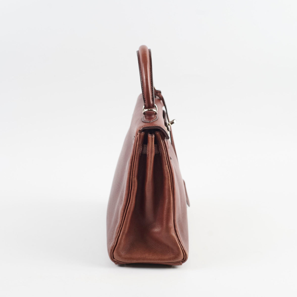 Hermes Kelly 25 Brown I Sqaure Stamp - photo 3