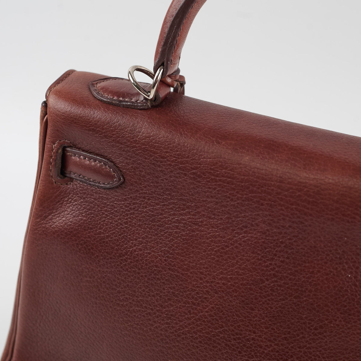 Hermes Kelly 25 Brown I Sqaure Stamp - photo 10