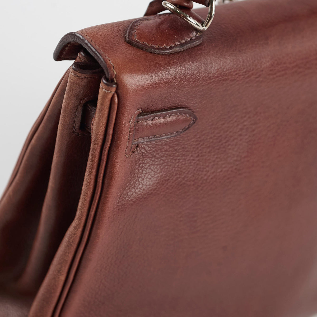 Hermes Kelly 25 Brown I Sqaure Stamp - photo 9