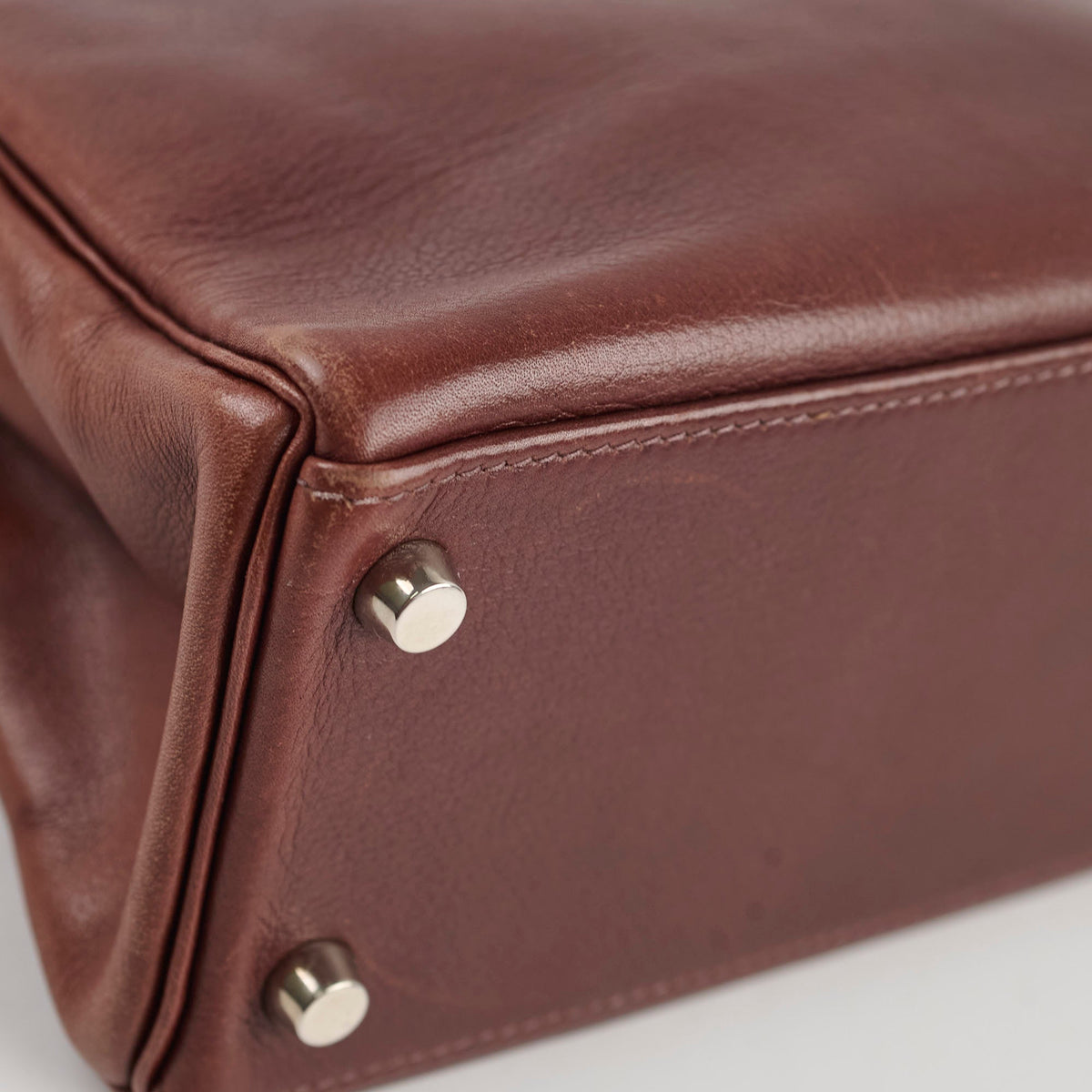 Hermes Kelly 25 Brown I Sqaure Stamp - photo 13
