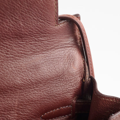 Hermes Kelly 25 Brown I Sqaure Stamp - photo 4